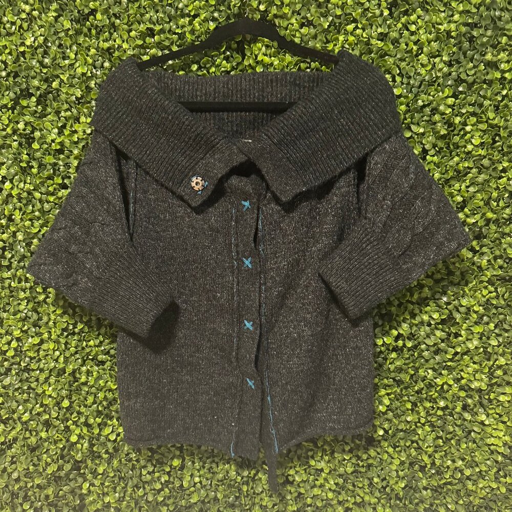 Button up black cardigan
